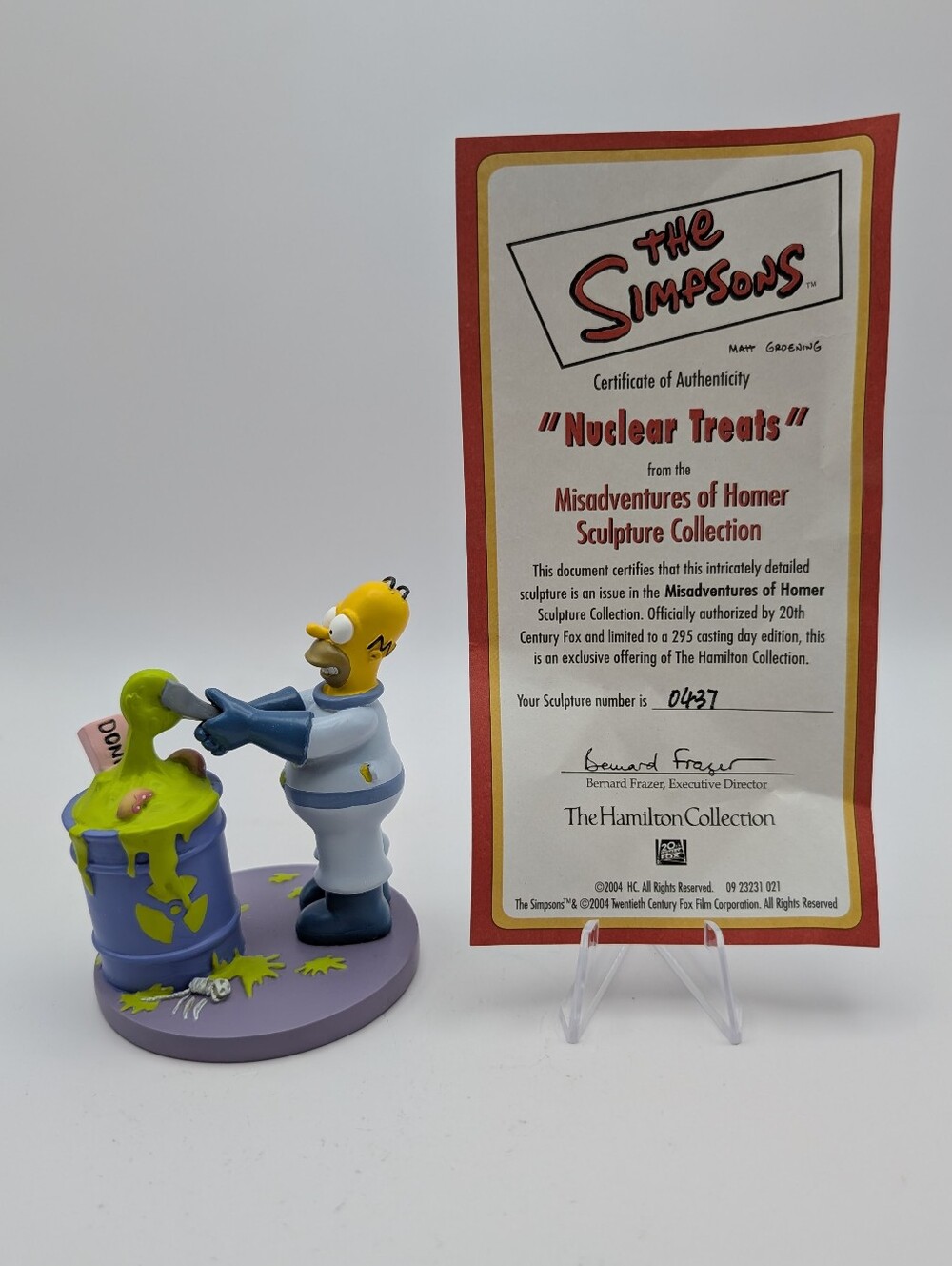 The Simpsons Hamilton Misadventures Of Homer Simpson 'Nuclear Treats' 2004